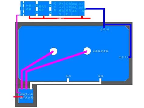 戶外魚池設計|景觀魚池管道如何設計鋪排，魚池過濾如何布局，詳解。